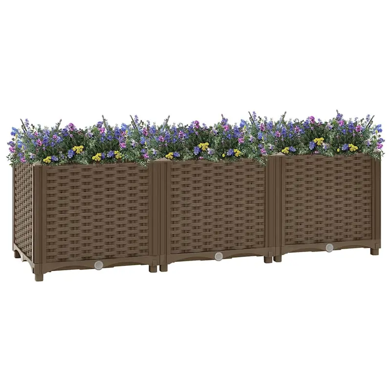 Jardinera elevada 120x40x38 cm Polipropileno