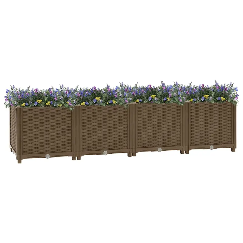 Jardinera elevada 160x40x38 cm Polipropileno