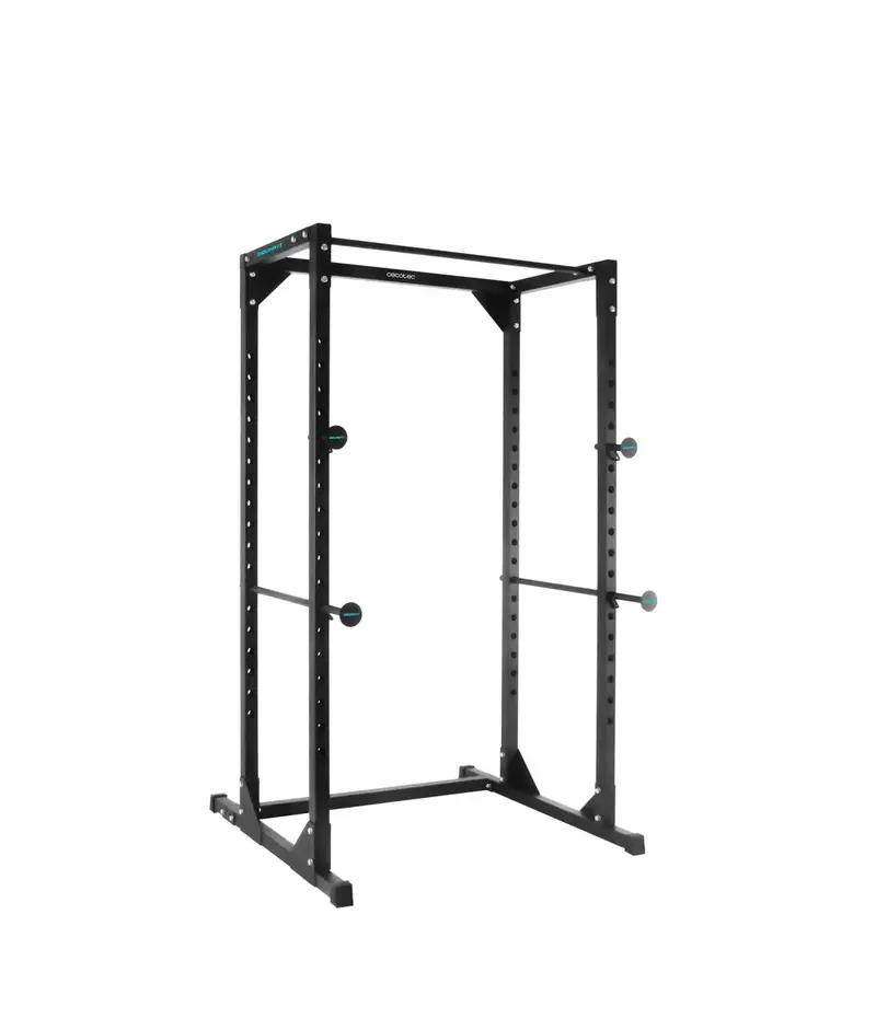 Jaula de Musculación DrumFit PowerRack 1000 entrenamiento seguro y versátil Cecotec