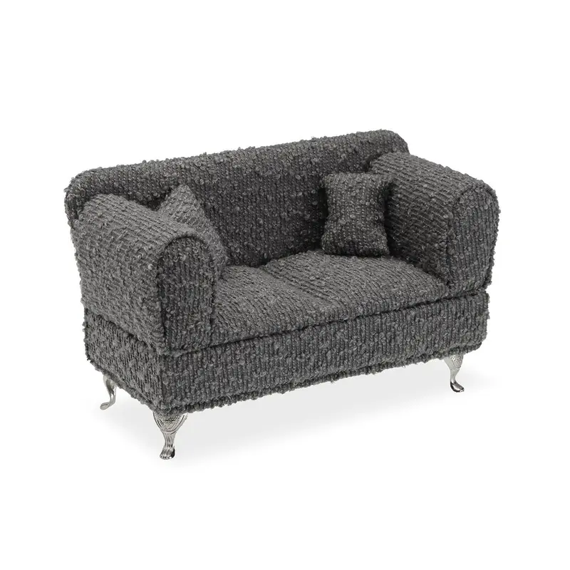 JOYERO GRIS OSCURO EN FORMA DE SOFA