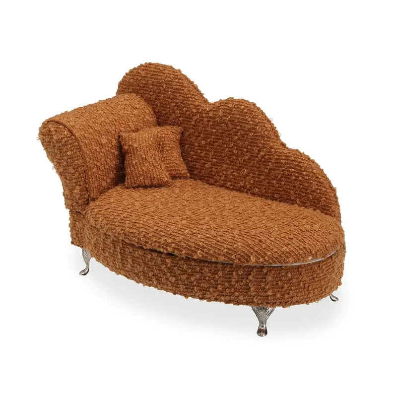 JOYERO MOSTAZA EN FORMA DE CHAISE LONGUE
