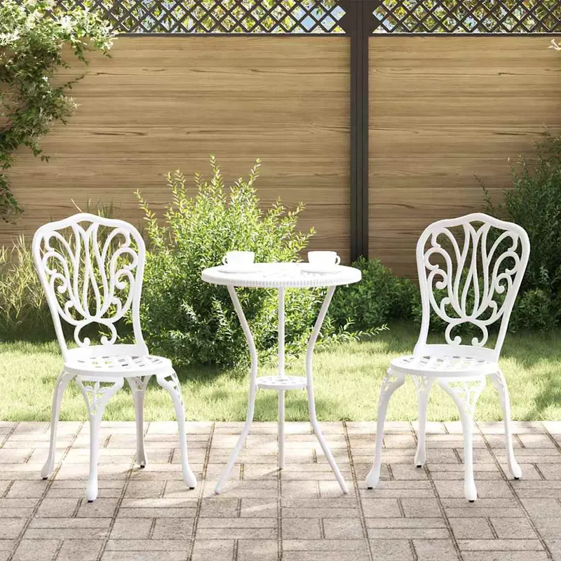 Juego Bistro de Jardín 3 pcs Aluminio