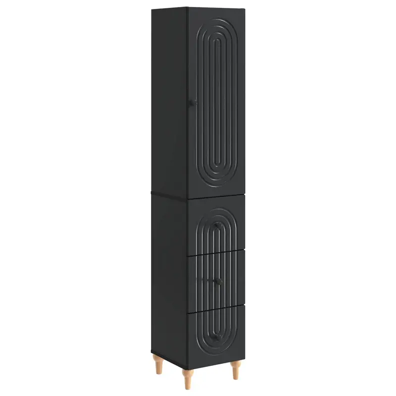 Juego de armarios 2 pcs 33 x 34,5 x 90 cm Madera de ingeniería