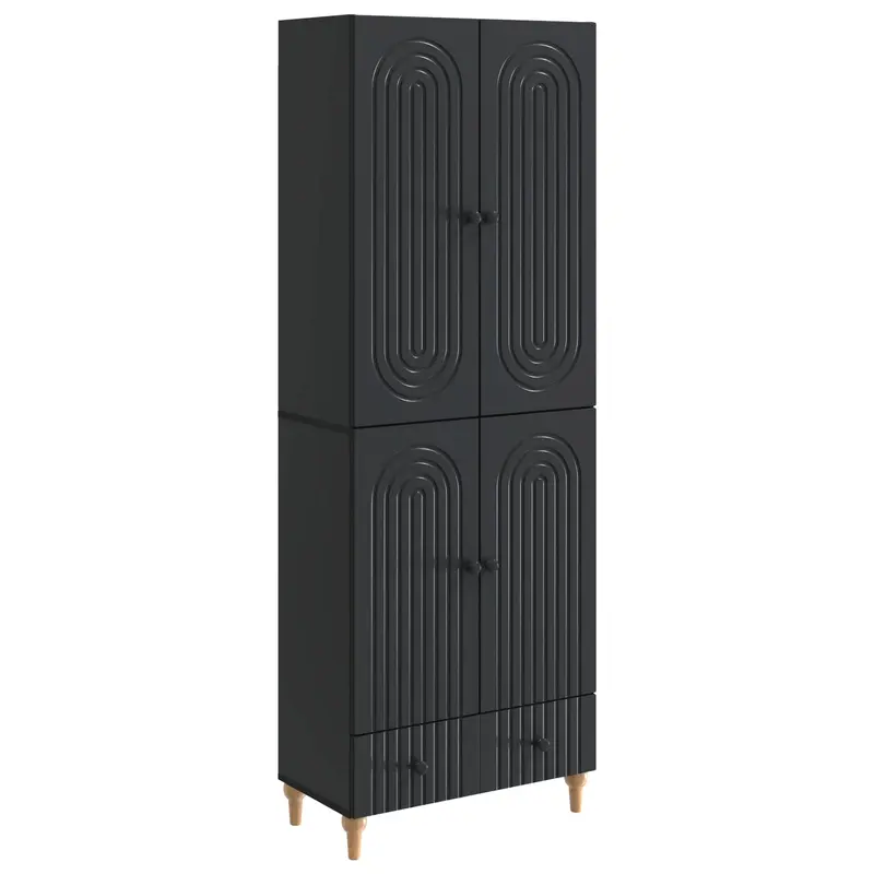 Juego de armarios 2 pcs 66 x 34,5 x 95 cm Madera de ingeniería