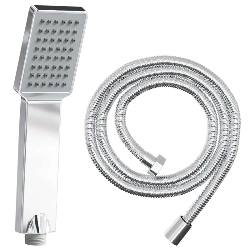 Juego de Cabezal de Ducha Cromado 150 cm Acero inoxidable