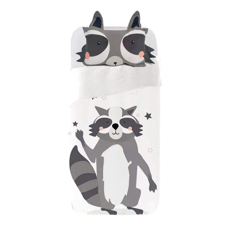 Juego de funda nórdica Infantil Mapache