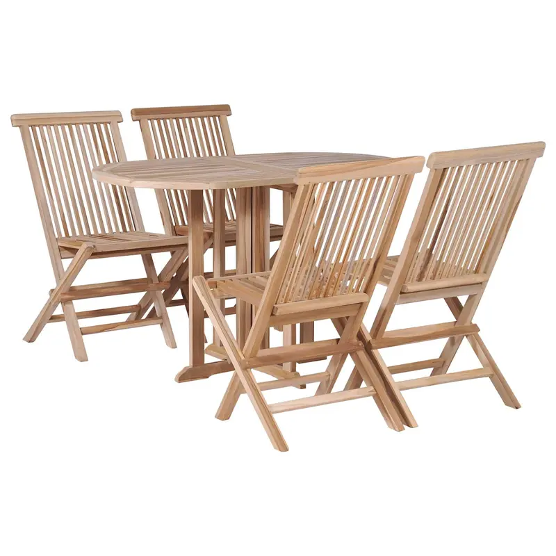 Juego de muebles 5 pcs Marrón