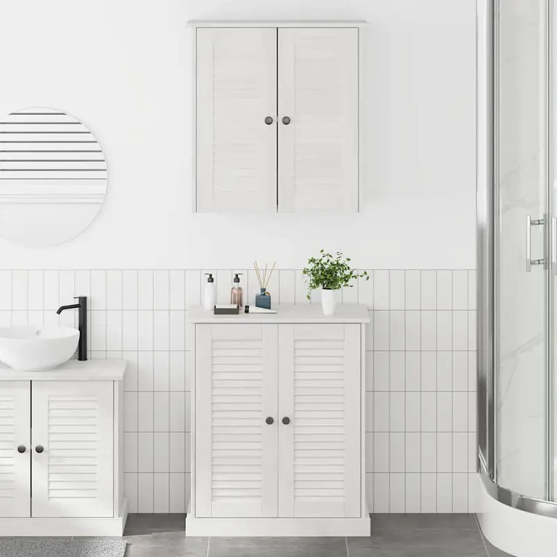 Juego de muebles de baño 2 pcs y Antiguo 67,5 x 34 x 80 cm