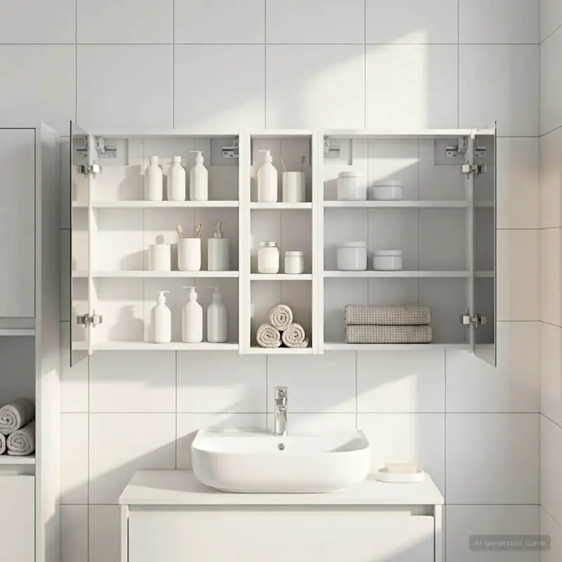 Juego de Muebles de Baño 3 pcs 106 x 16 x 62,5 cm
