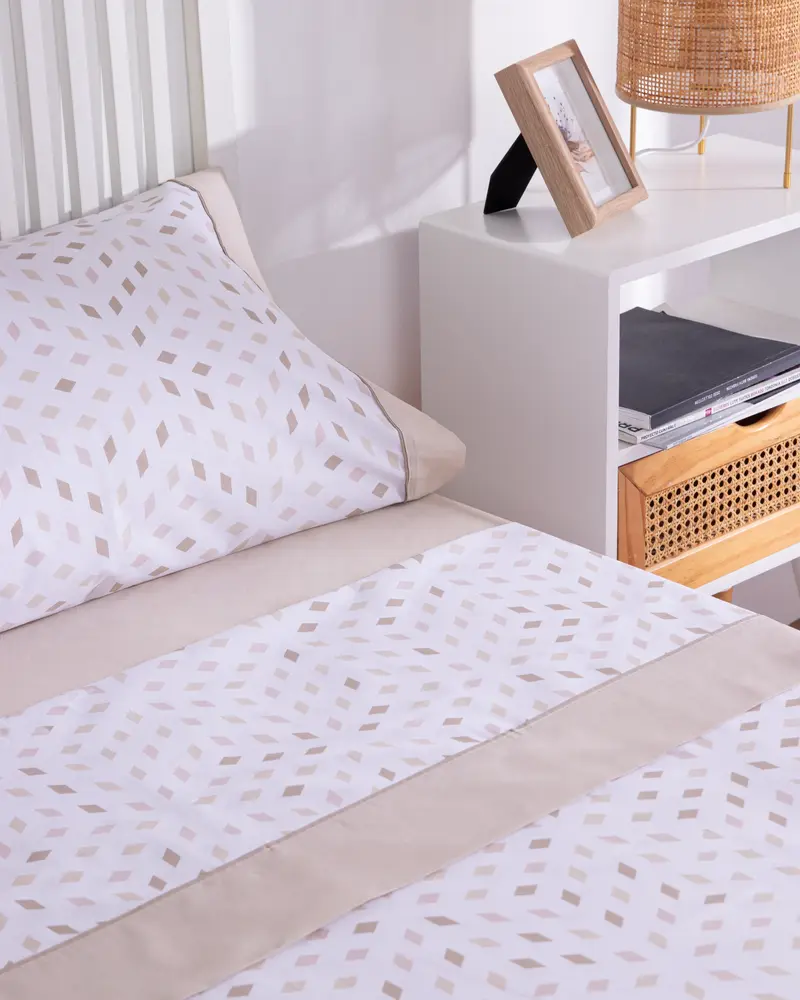 Juego de Sábanas Berta Beige