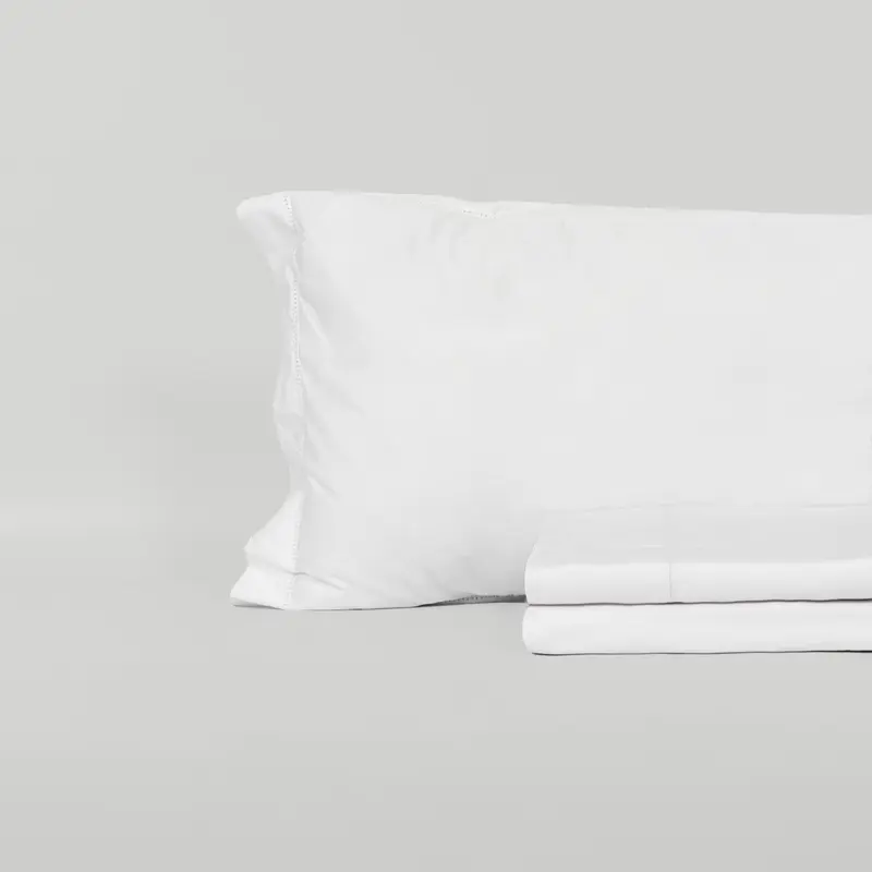 Juego de Sábanas Don Algodon Vintage Ona Blanco