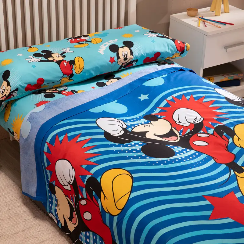 Juego de Sábanas Infantiles Mickey Mouse