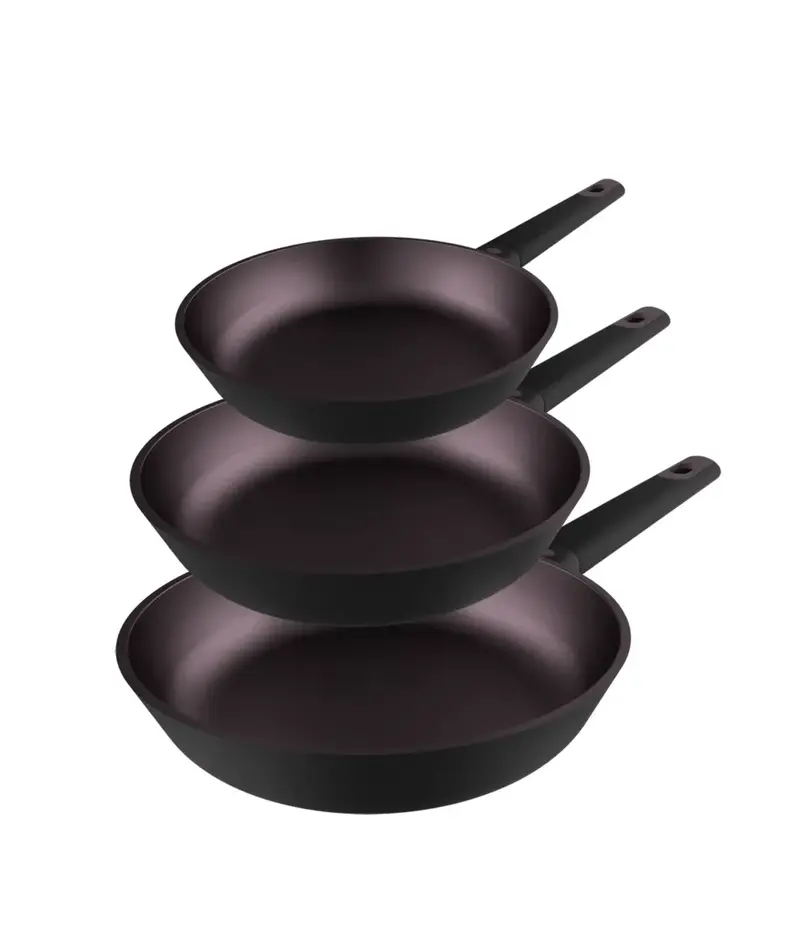 Juego de Sartenes Antiadherentes de Aluminio Fundido para Todas las Cocinas de Cecotec