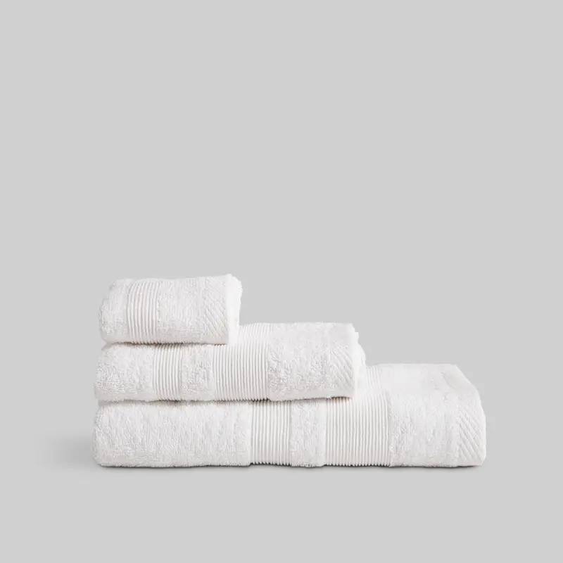 Juego de Toallas Economic Blanco