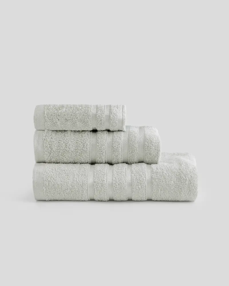 Juego de Toallas Jacquard Elina Crudo