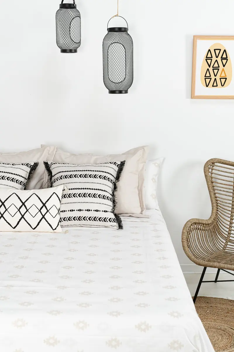 Juego Sábanas Estampadas Kilim Beige