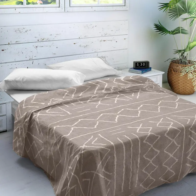 JUEGO SÁBANAS ESTAMPADAS NAUEK LINEN 100% ALGODÓN