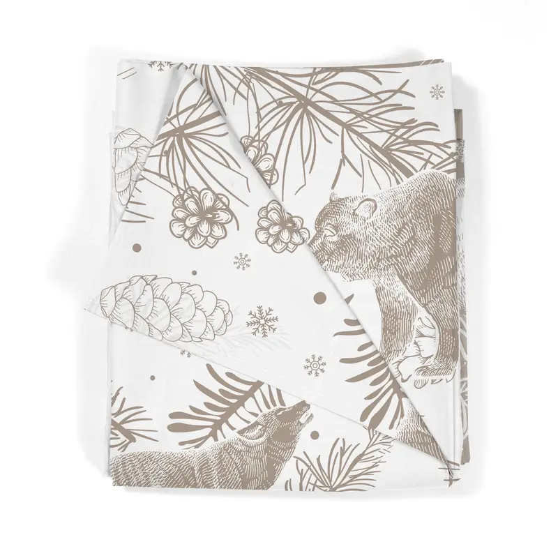 Juego Sábanas Estampadas Snow Christmas