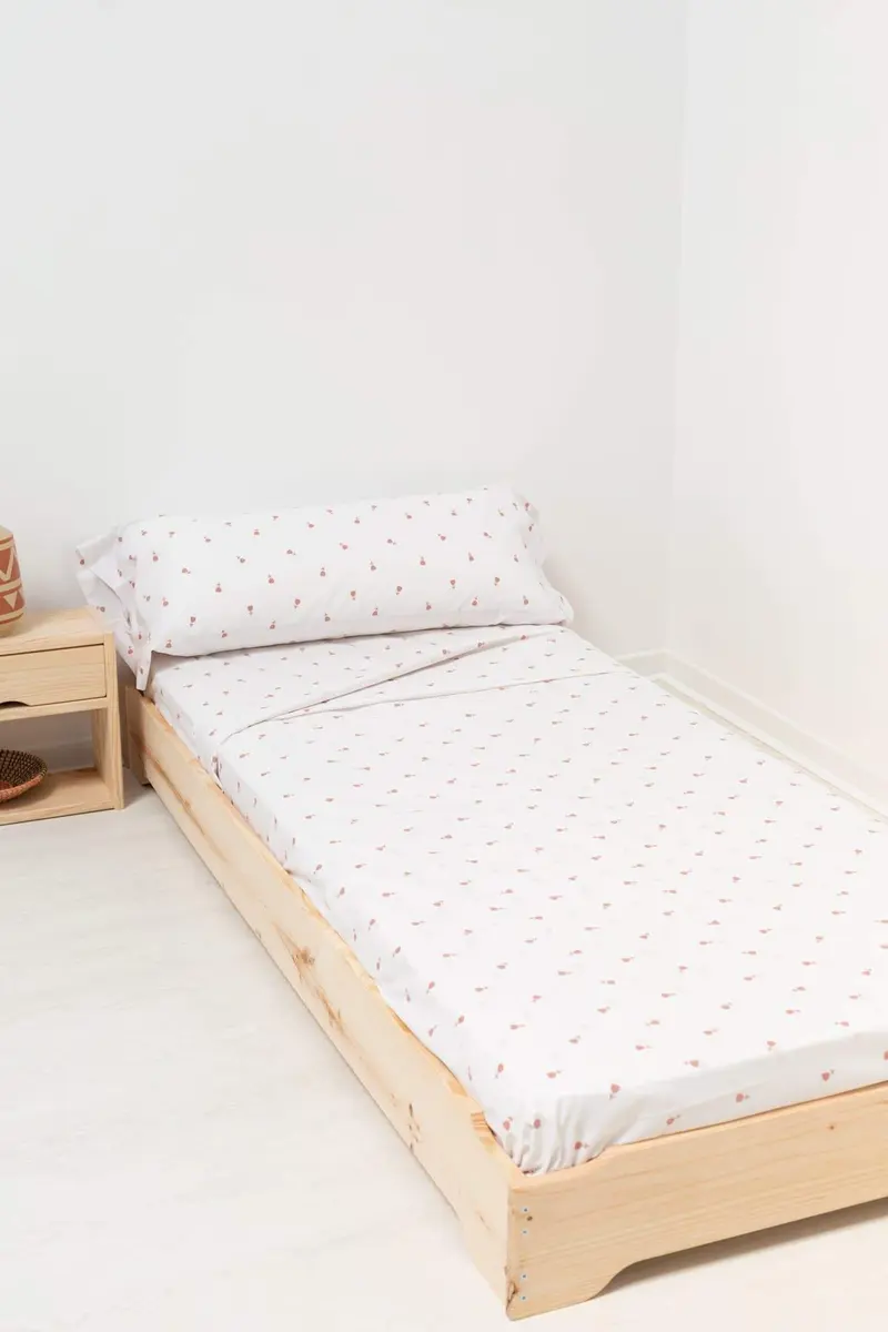Juego Sábanas Infantil Estampado Tulipan