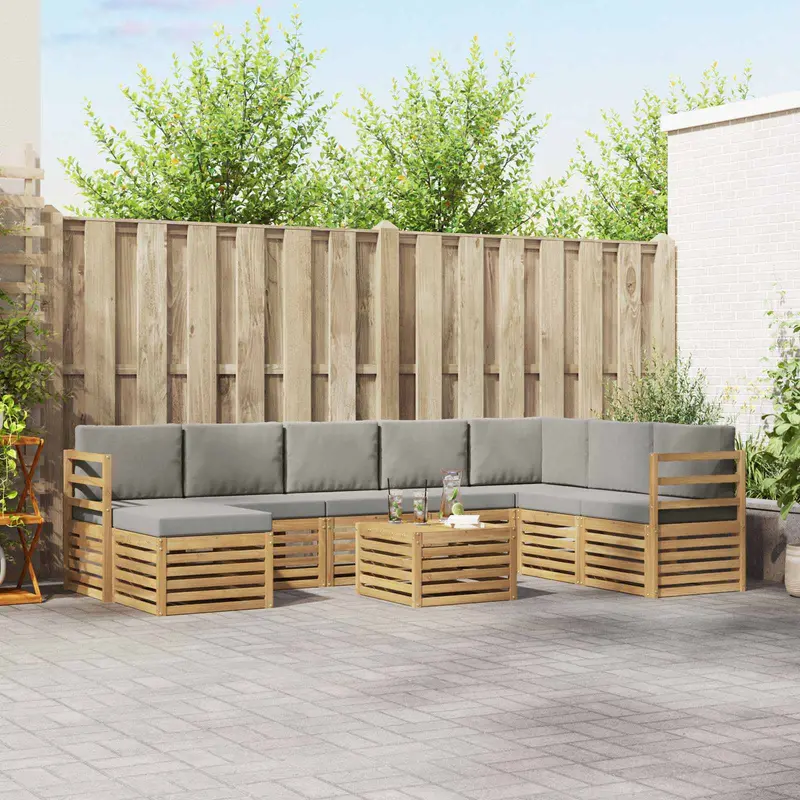 Juegos de sofás Madera de Acacia Sólida