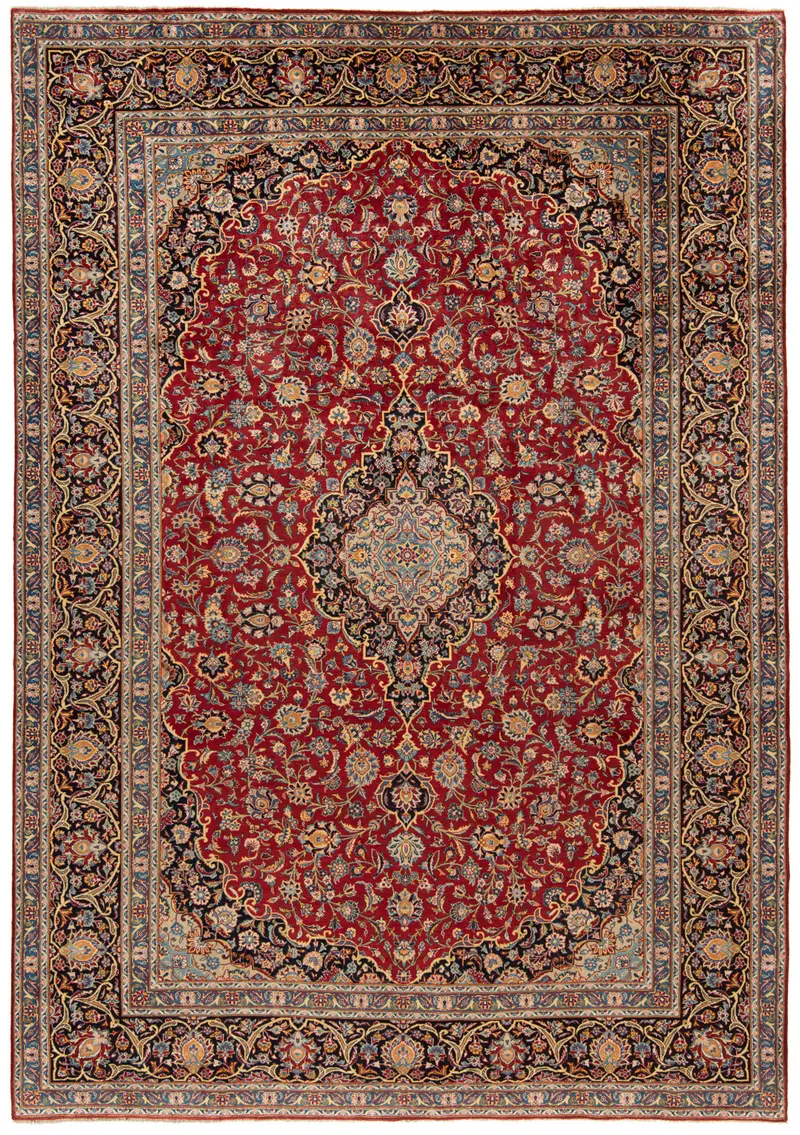 Kashan Persian Rug | 398 x 275 cm