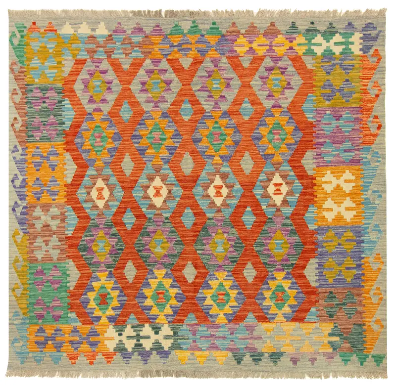 Kilim Afgano | 157 x 150 cm