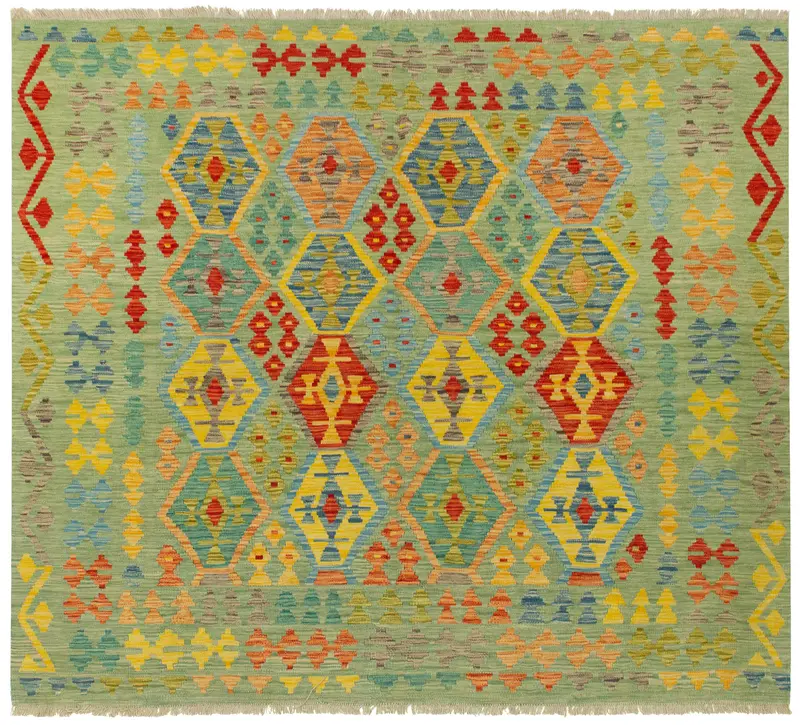 Kilim Afgano | 191 x 201 cm