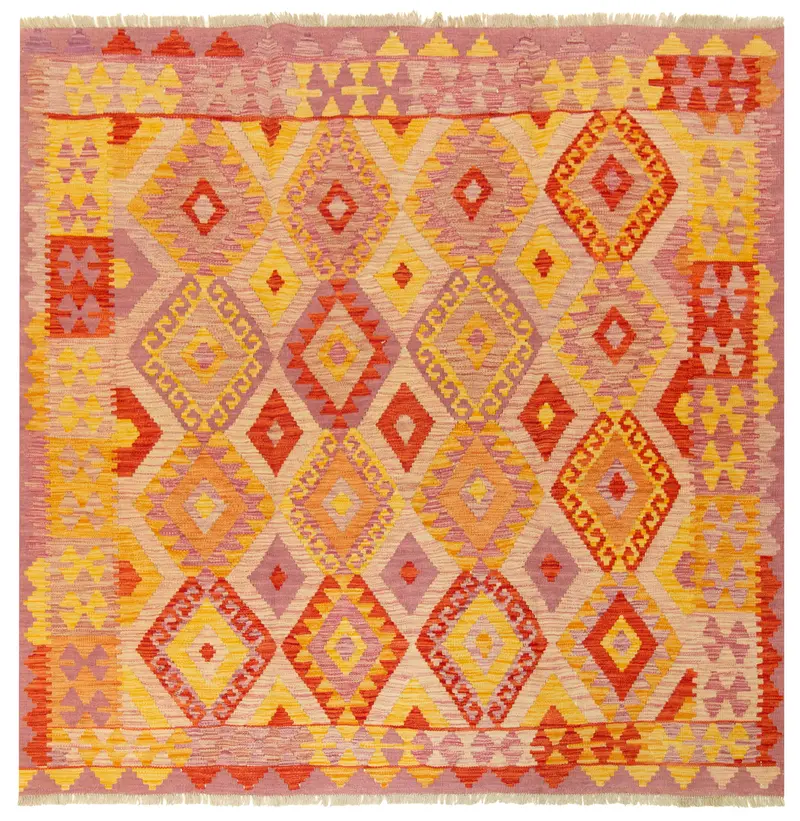 Kilim Afgano | 201 x 191 cm