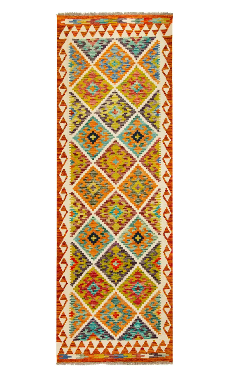 Kilim Afgano | 202 x 80 cm