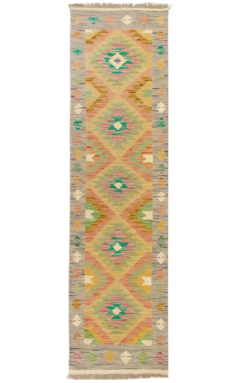 Kilim Afgano | 203 x 63 cm