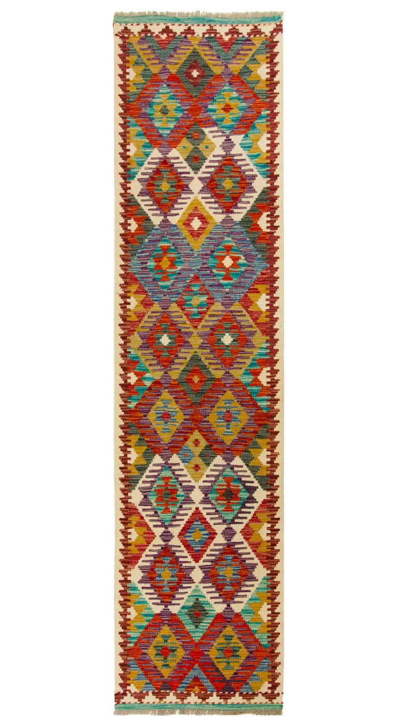 Kilim Afgano | 248 x 62 cm