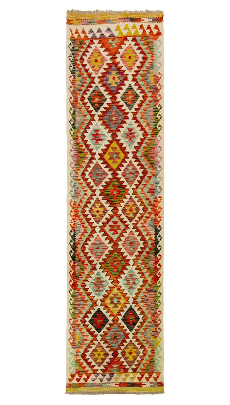 Kilim Afgano | 249 x 80 cm