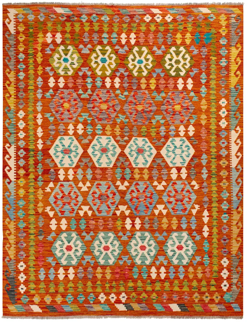 Kilim Afgano | 251 x 202 cm