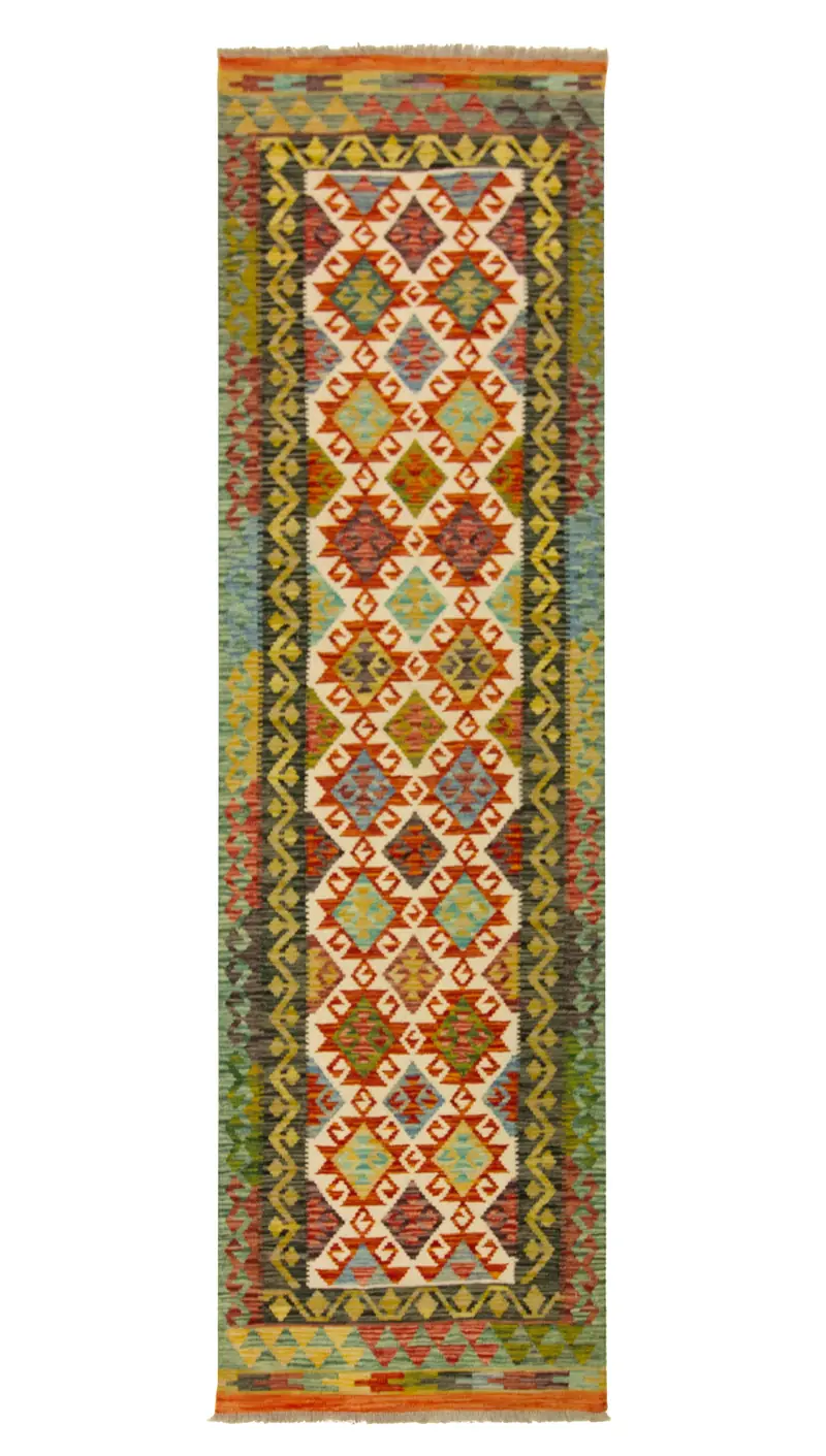 Kilim Afgano | 252 x 81 cm