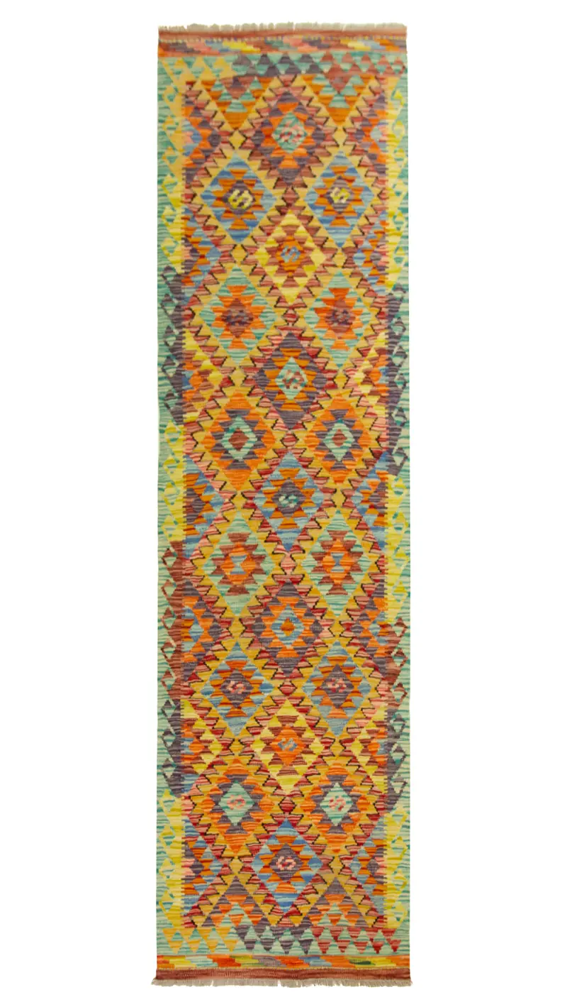 Kilim Afgano | 253 x 78 cm