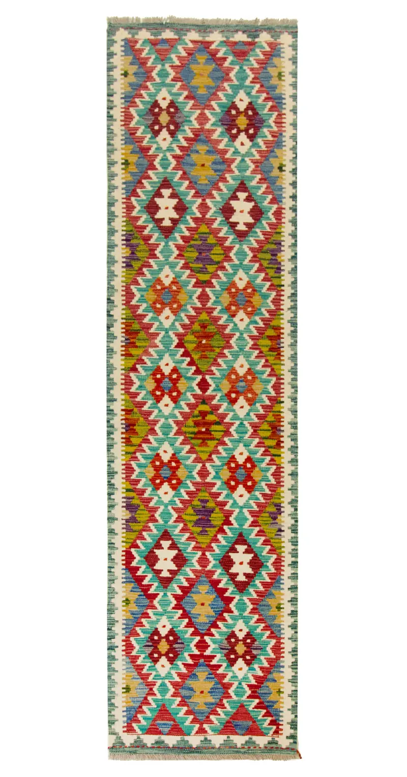 Kilim Afgano | 254 x 65 cm