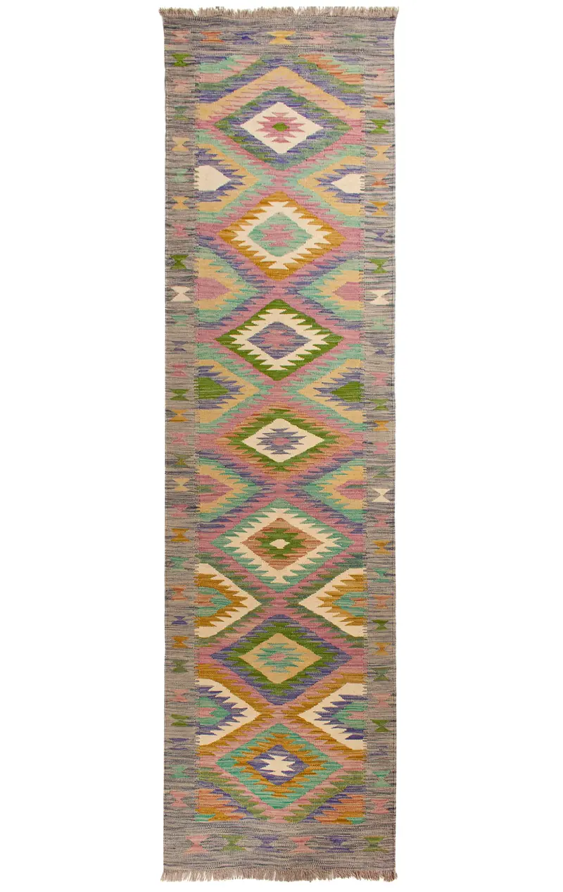 Kilim Afgano | 289 x 80 cm