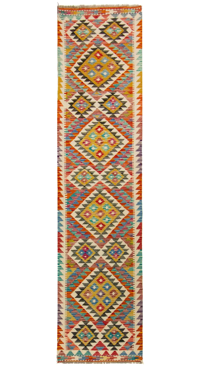 Kilim Afgano | 295 x 61 cm