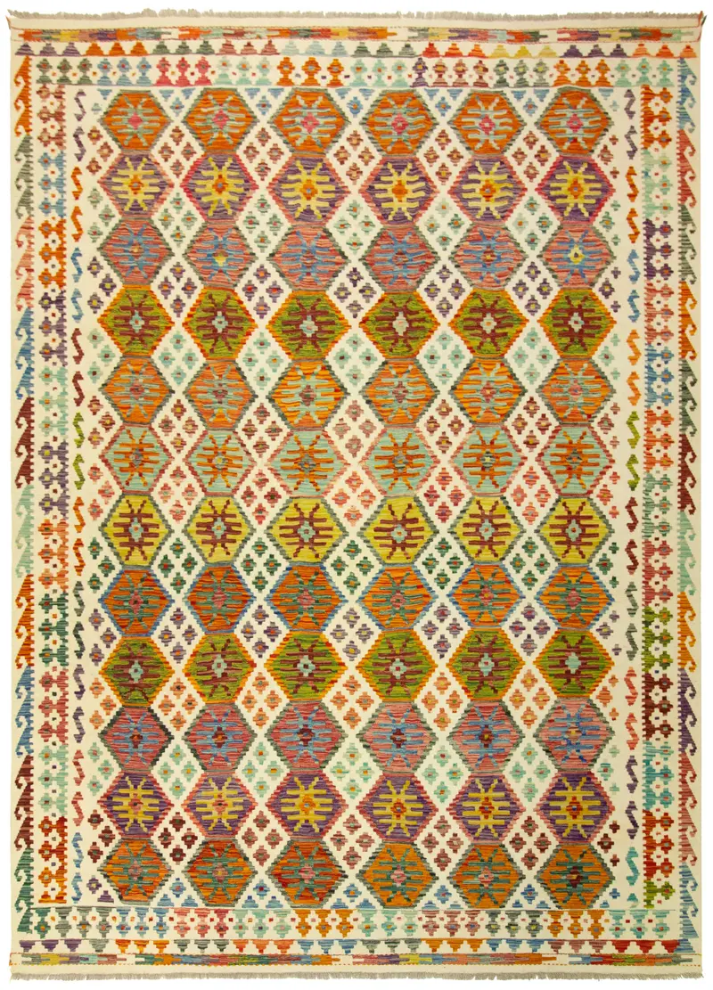 Kilim Afgano | 297 x 258 cm