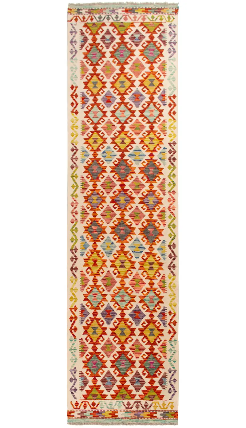 Kilim Afgano | 305 x 82 cm