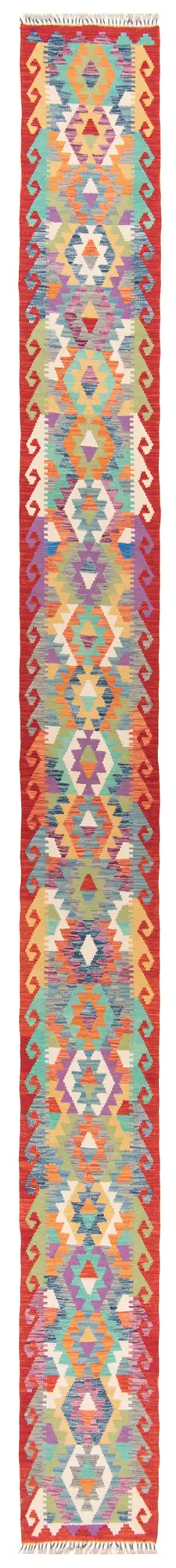 Kilim afgano | 667 x 62 cm