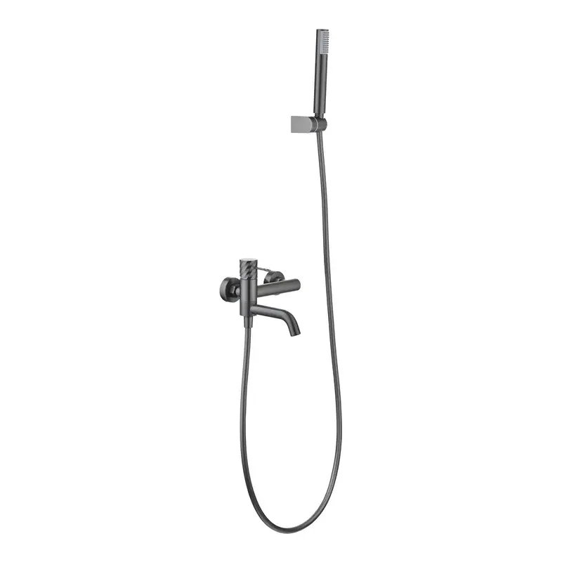 Kit baño/ducha monomando Bless black gun metal Imex