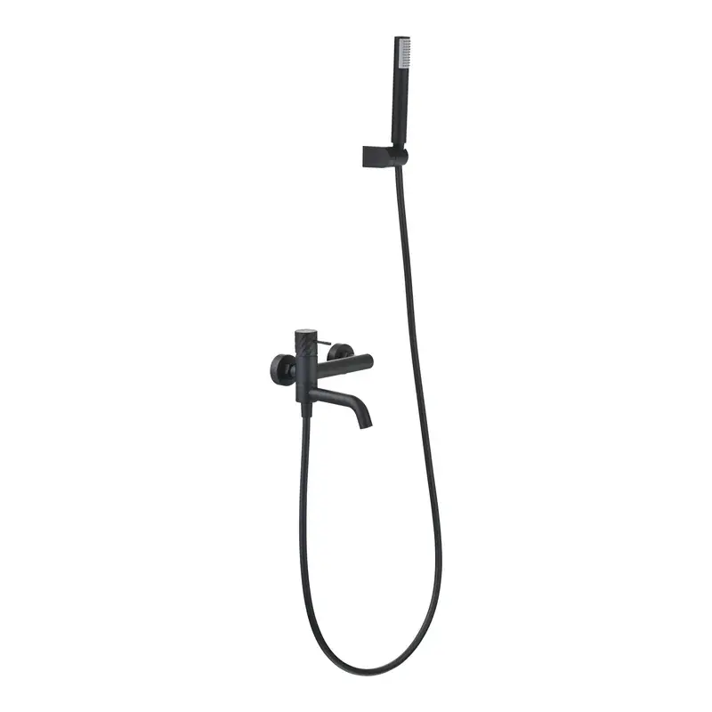 Kit baño/ducha monomando Bless negro mate Imex