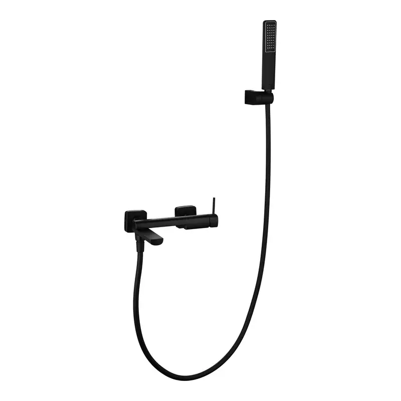 Kit baño/ducha monomando Firenze negro mate Imex