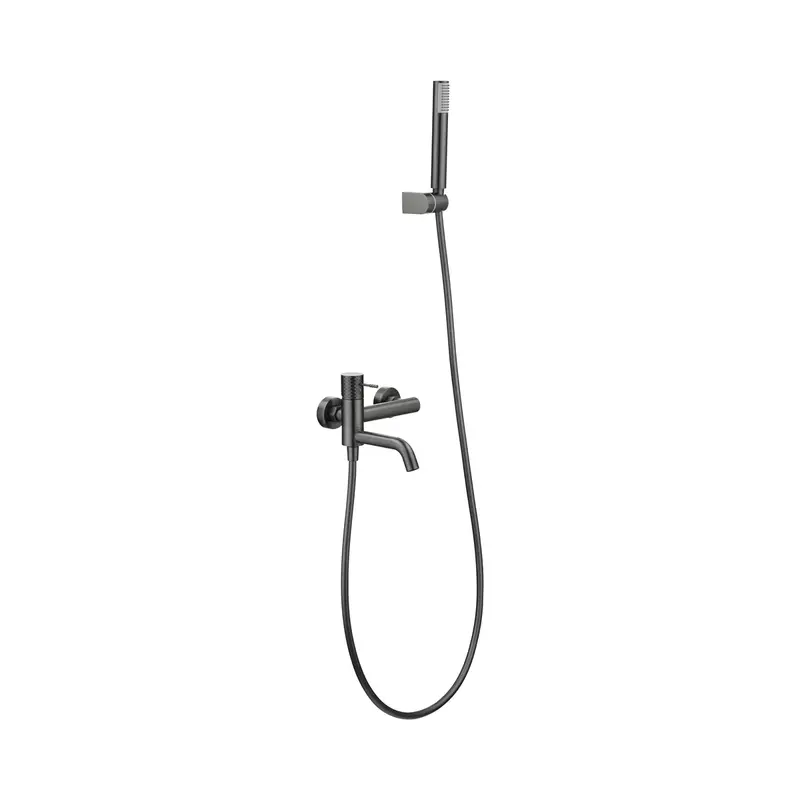 Kit baño/ducha monomando Genova black gun metal Imex