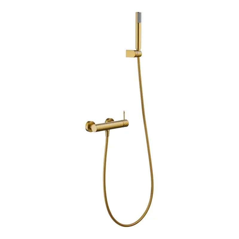 Kit ducha monomando Bless oro cepillado Imex