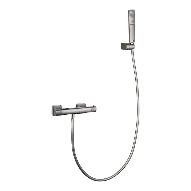 Kit ducha termostático Firenze níquel cepillado Imex