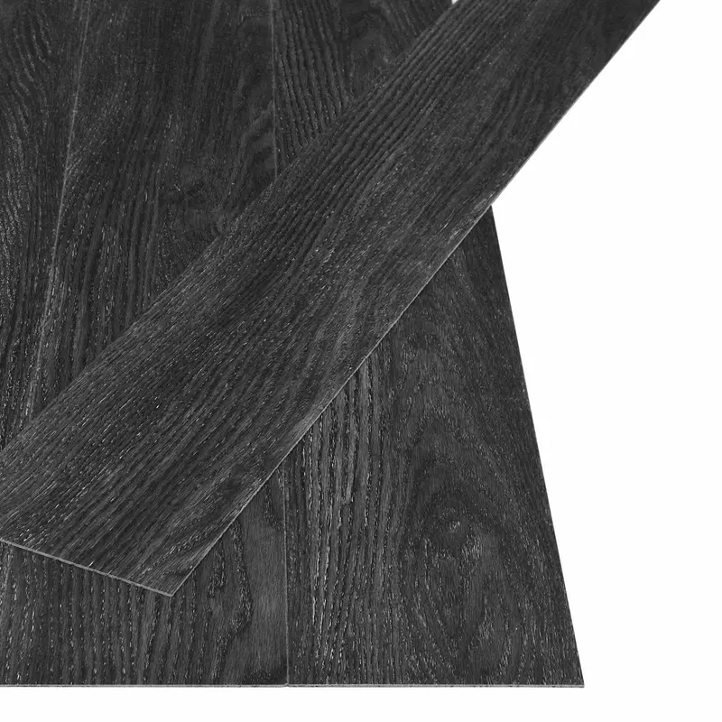 Lama de Suelo Autoadhesiva 32 pcs Antracita 4,46 m² PVC