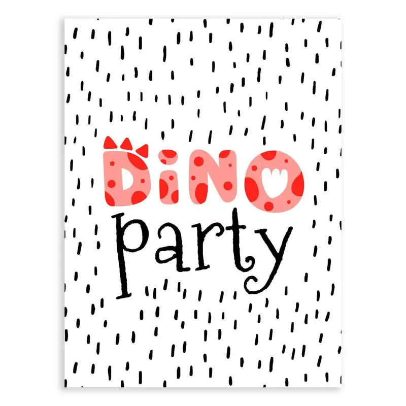 Lámina Infantil Dino Party