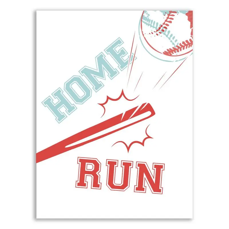 Lámina Infantil Home Run
